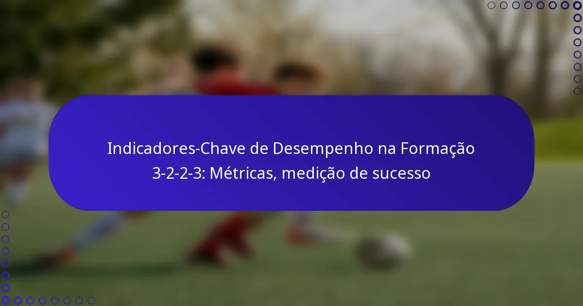 Indicadores-Chave de Desempenho na Formação 3-2-2-3: Métricas, medição de sucesso